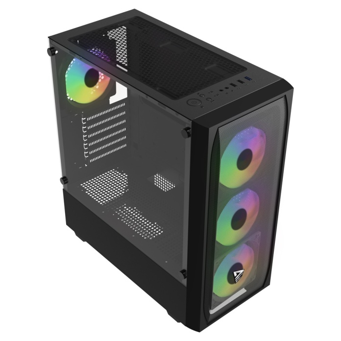 chłodzenie wodne AIO do 360 mm w obudowie SAVIO NOCTIS FLOW RGB X1